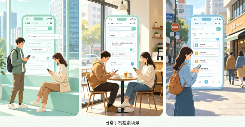 茄子河区普通人日常手机使用场景拆解：GEO 与 AI 优化如何改变信息检索体验